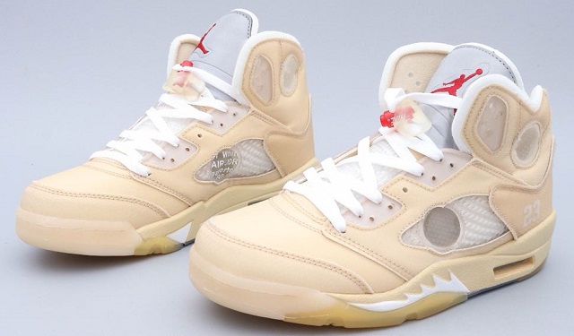 Air Jordan Retro 5 V SuperA Sail Beige